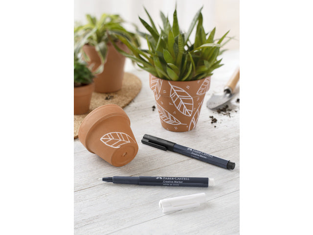 Marker Faber-Castell Creatief Wit als sneeuw