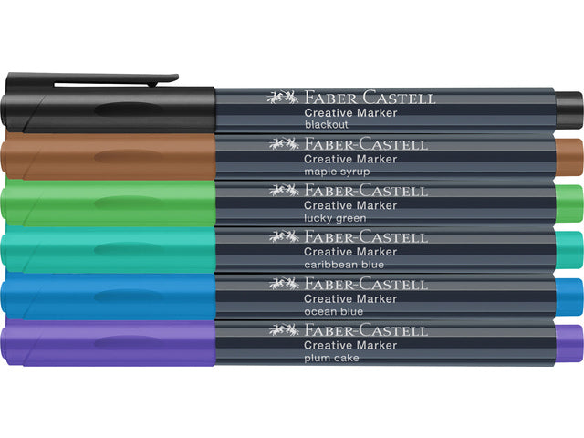 Creatief marker Faber-Castell Fairy Forest set van 6 stuks
