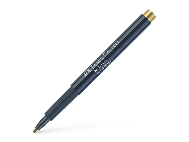 Marker Faber-Castell metallic Hart van goud