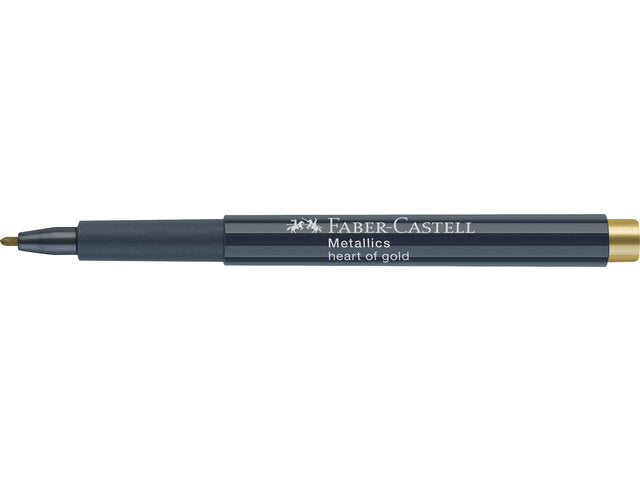 Marker Faber-Castell metallic Hart van goud