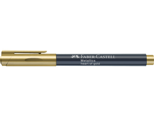 Marker Faber-Castell metallic Hart van goud