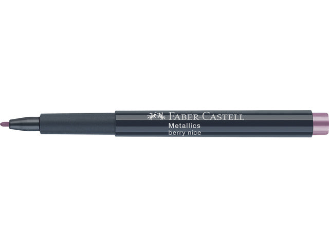 Marker Faber-Castell metallic Berry mooi
