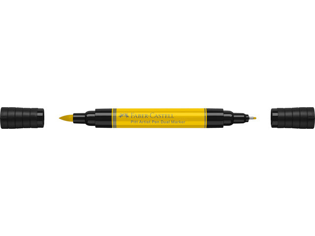 Tekenstift Faber-Castell Pitt Artist Pen Duo Marker 107 CadmiumGel Gel