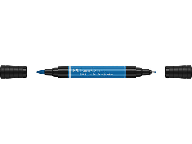Tekenstift Faber-Castell Pitt Artist Pen duo marker 110 phthaloblauw