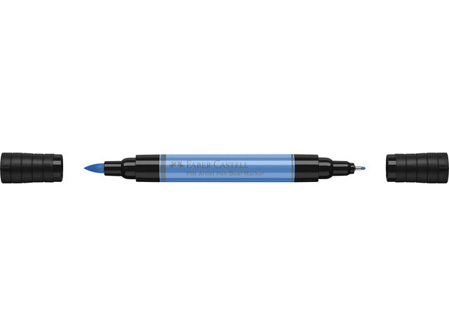 Tekenstift Faber-Castell Pitt Artist Pen duo marker 120 ultramarijn