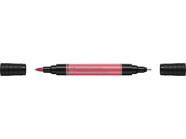 Tekenstift Faber-Castell Pitt Artist Pen duo marker 131 koraal