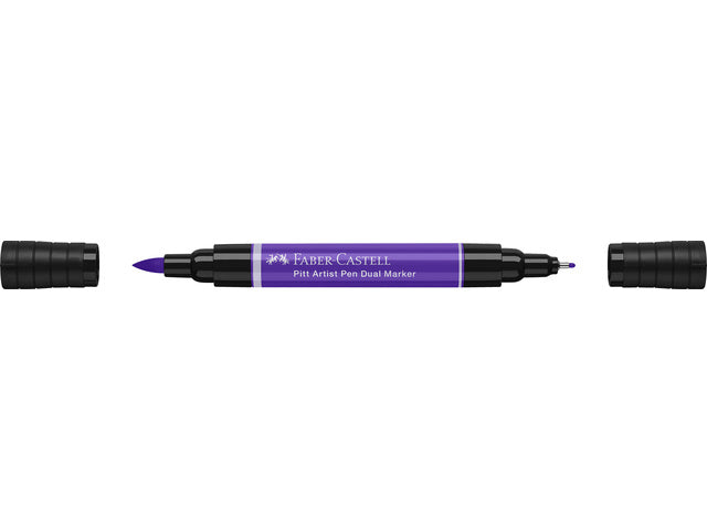 Tekenstift Faber-Castell Pitt Artist Pen duo marker 136 violett