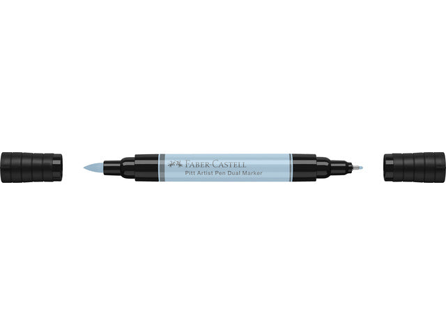 Tekenstift Faber-Castell Pitt Artist Pen duo marker 148 ijsblauw