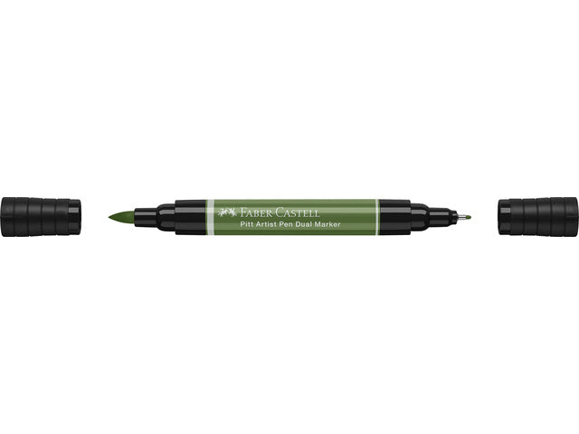 Tekenstift Faber-Castell Pitt Artist Pen Duo Marker 174 Chromgrün