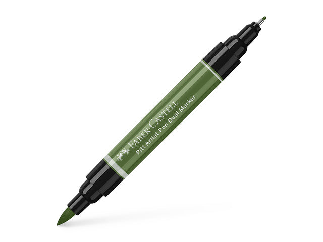 Tekenstift Faber-Castell Pitt Artist Pen Duo Marker 174 Chromgrün