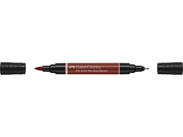 Tekenstift Faber-Castell Pitt Artist Pen duo marker 192 indisch rot