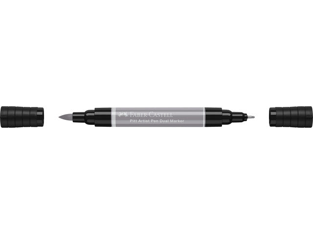 Tekenstift Faber-Castell Pitt Artist Pen duo marker 272 warmgrijs III