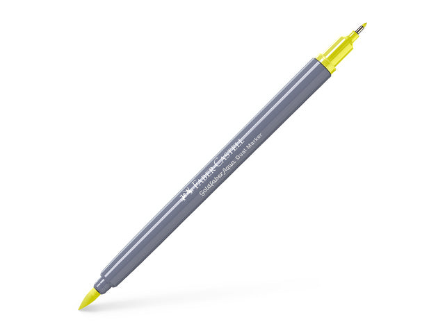 Duo aquarelmarker Faber-Castell Goldfaber 205 cadmium citroengeel