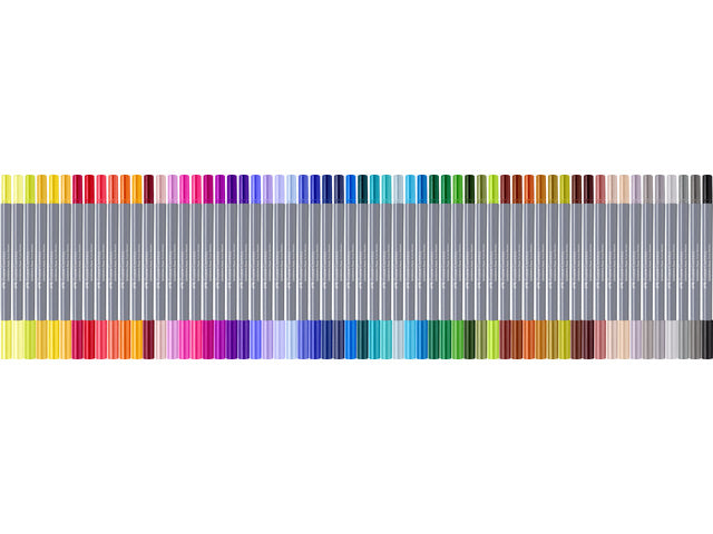 Duo aquarelmarker Faber-Castell Goldfaber etui 6 stuks Belettering