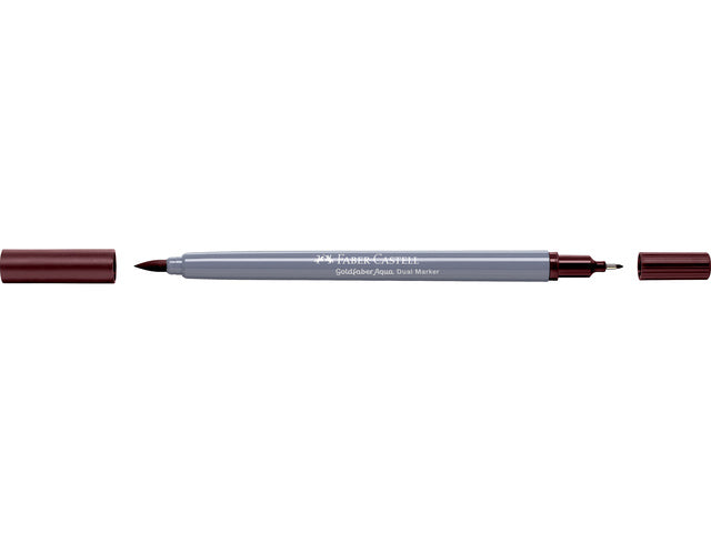 Duo aquarelmarker Faber-Castell Goldfaber 263 violet caput mortuum
