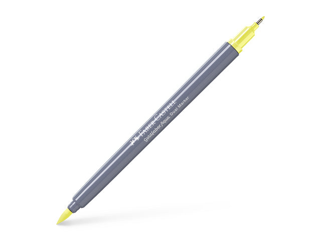 Duo aquarelmarker Faber-Castell Goldfaber 104 licht geel glanzend