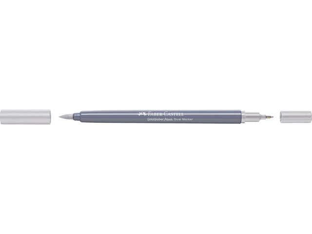 Duo aquarelmarker Faber-Castell Goldfaber 277 titanium licht paars