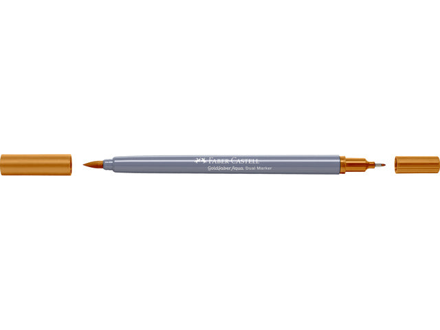 Duo aquarelmarker Faber-Castell Goldfaber 183 licht geel oker