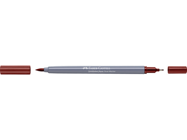 Duo aquarelmarker Faber-Castell Goldfaber 190 Venitiaans rood
