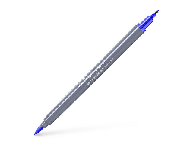 Duo aquarelmarker Faber-Castell Goldfaber 197 donker lavendel