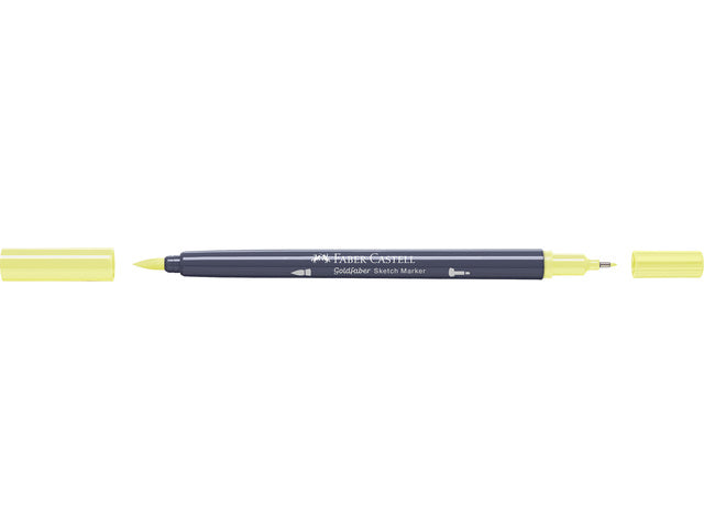 Sketchmarker Faber-Castell Goldfaber 104 hellgelb lasierend auf Alkoholbasis