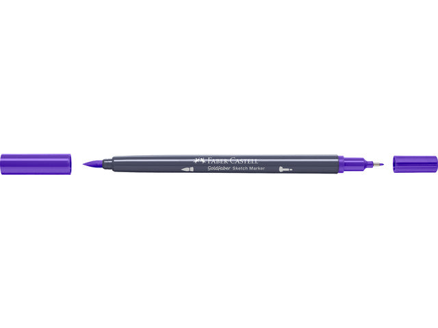 Skizzenmarker Faber-Castell Goldfaber 136 Purpurviolett auf Alkoholbasis