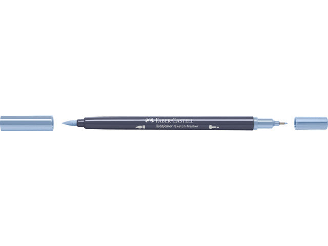 Skizzenmarker Faber-Castell Goldfaber 453 dunkles Taubenblau auf Alkoholbasis