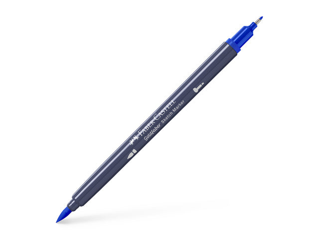 Skizzenmarker Faber-Castell Goldfaber 151 helioblau rötlich auf Alkoholbasis
