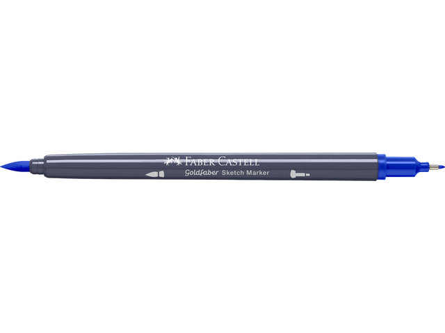 Skizzenmarker Faber-Castell Goldfaber 151 helioblau rötlich auf Alkoholbasis