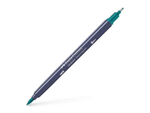 Sketchmarker Faber-Castell Goldfaber 313 dunkles Kobaltgrün auf Alkoholbasis
