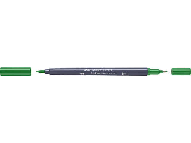 Skizzenmarker Faber-Castell Goldfaber 316 Monstera grün auf Alkoholbasis