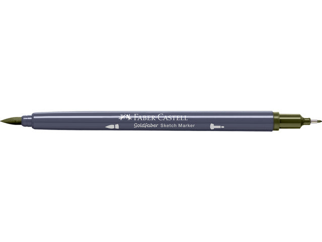 Sketchmarker Faber-Castell Goldfaber 173 olivgrün gelblich auf Alkoholbasis