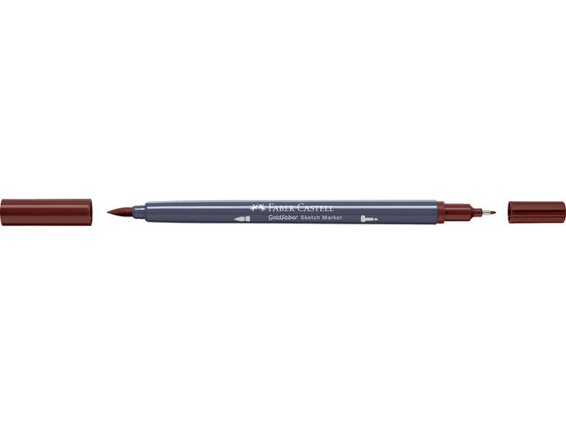 Sketchmarker Faber-Castell Goldfaber 378 Mahagoni auf Alkoholbasis
