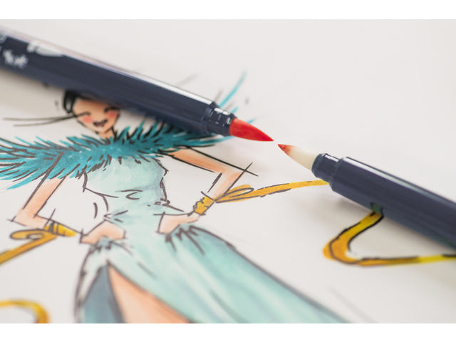 Sketchmarker Faber-Castell Goldfaber etui 6 stuks Fashion set op alcoholbasis