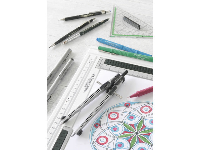 tekenpen Faber-Castell Ecco Pigment 4-delig etui
