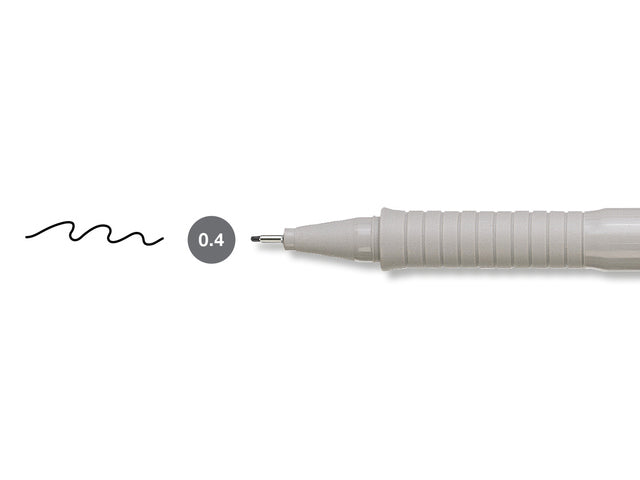 tekenpen Faber-Castell Ecco Pigment 0,4 mm zwart