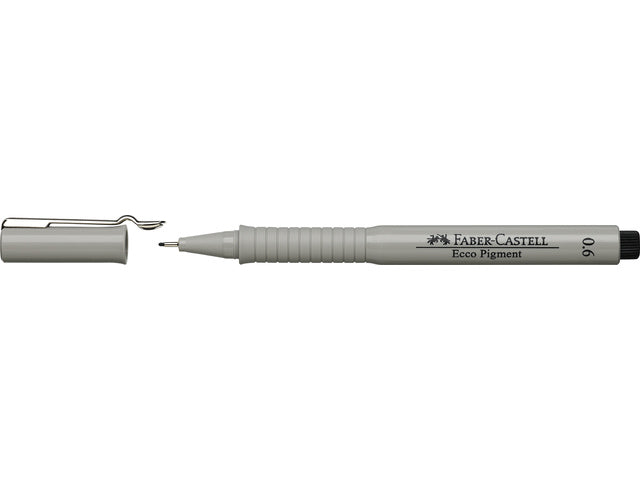 tekenpen Faber-Castell Ecco Pigment 0,6 mm zwart