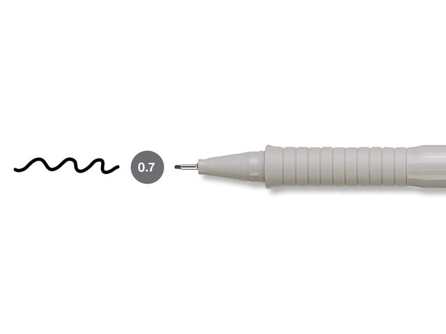 tekenpen Faber-Castell Ecco Pigment 0,7 mm zwart