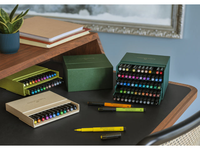 Tekenstift Faber-Castell Pitt Artist Pen Brush 12dlg studiobox