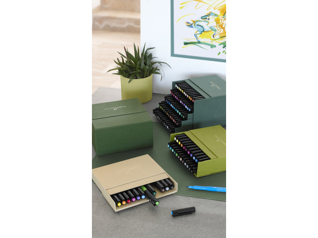 Tekenstift Faber-Castell Pitt Artist Pen Brush 24dlg studiobox