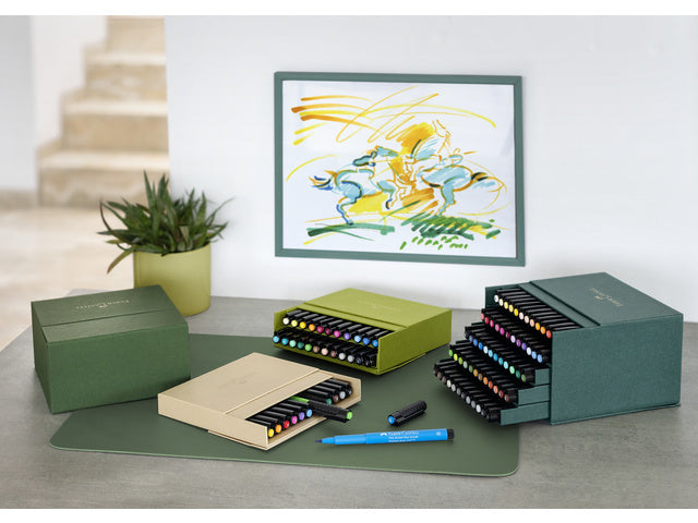 Tekenstift Faber-Castell Pitt Artist Pen Brush 24dlg studiobox