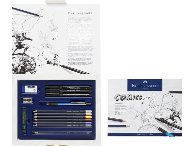 Tekenstift Faber-Castell Pitt Artist Pen Stripillustratieset