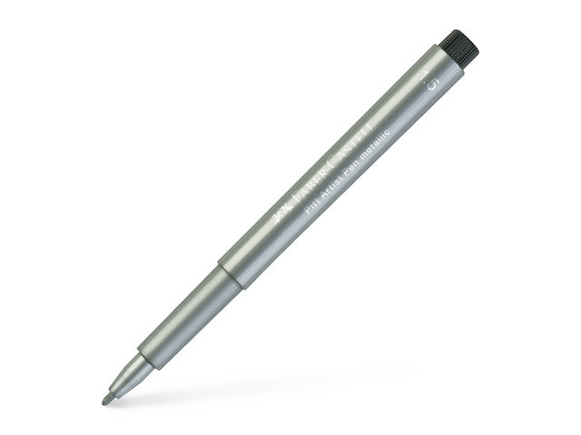 Tekenstift Faber-Castell Pitt Artist Pen 251 zilver