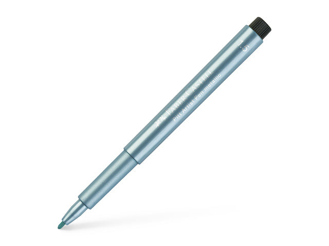 Tekenstift Faber-Castell Pitt Artist Pen 292 blauw metallic