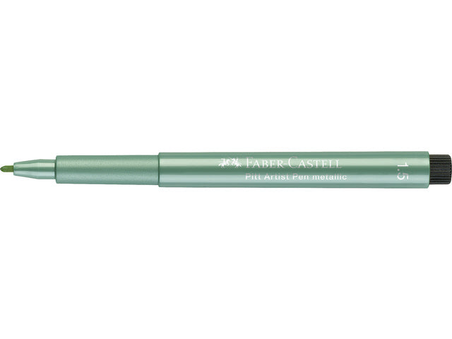 Tekenstift Faber-Castell Pitt Artist Pen 294 groen metallic