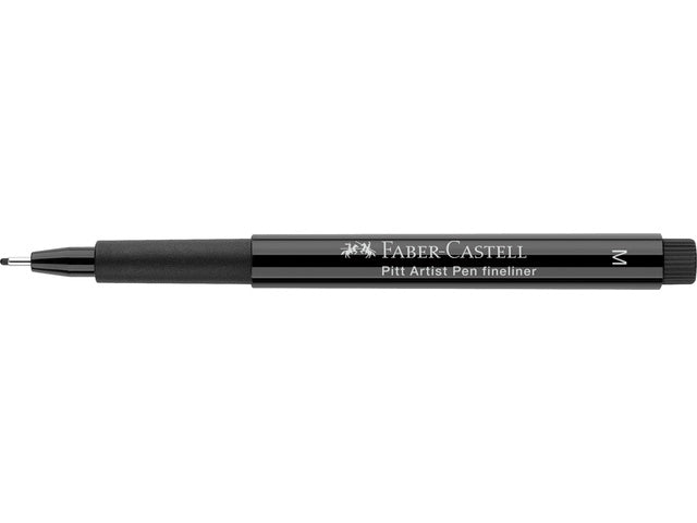 Tekenstift Faber-Castell Pitt Artist Pen M zwart