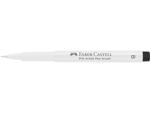 Tekenstift Faber-Castell Pitt Artist Pen B 101 wit