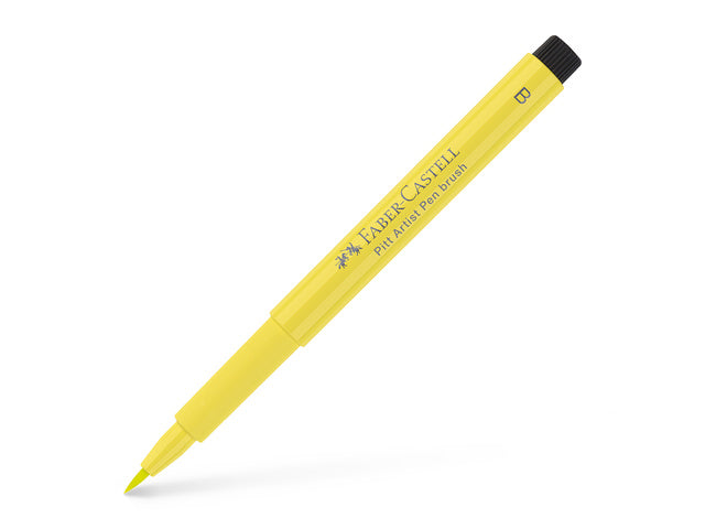 Tekenstift Faber-Castell Pitt Artist Pen Brush 104 lichtgeel