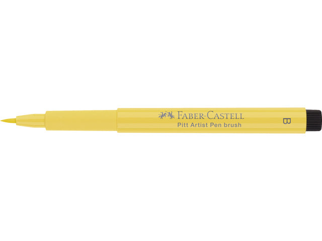 Tekenstift Faber-Castell Pitt Artist Pen Brush 108 donker cadmium geel