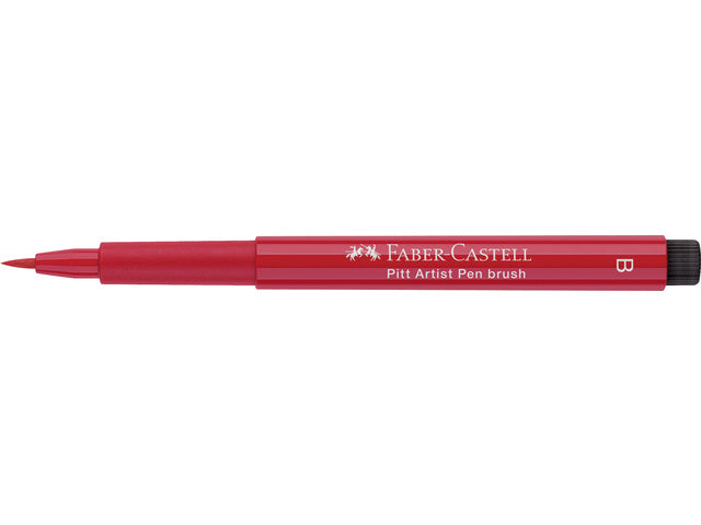 Tekenstift Faber-Castell Pitt Artist Pen Brush 121 geraniumrood fel
